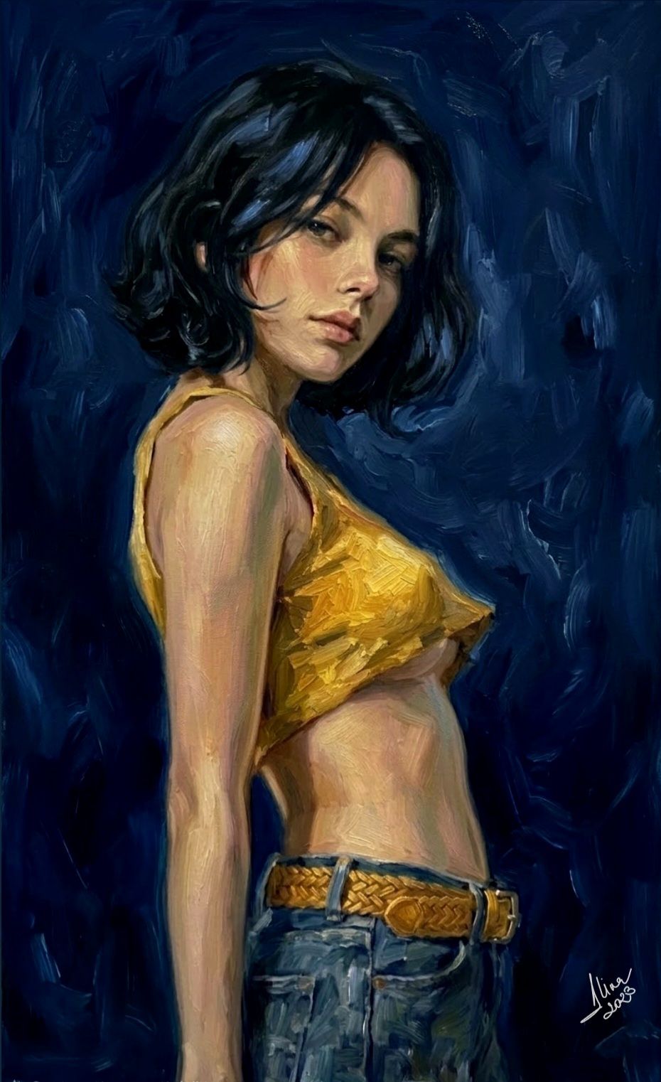 ArteDiAlina.com painting: She knows her power